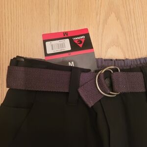 Gerber Black Pants with Purple Belt